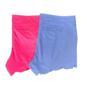 NWOT Lilly Pulitzer Buttercup Stretch Short Amethyst And Blue Size 14.